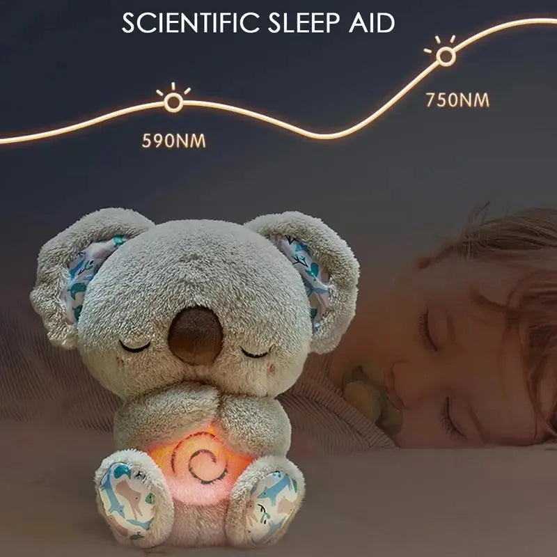 Adorable Koala Sleep Buddy – Soothing Musical Plush with Gentle Glow, Realistic Breathing Effect, and Cuddly Design – The Perfect Gift for Sweet Dreams!